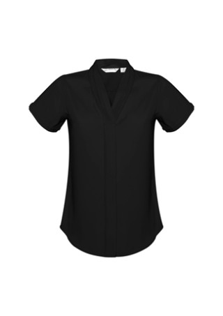 Women's Madison S/S Shirt - Black:Black