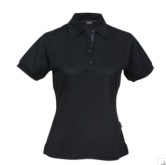 Women's Superdry S/S Polo - Black 